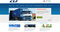 Desktop Screenshot of clf-forwarding.com